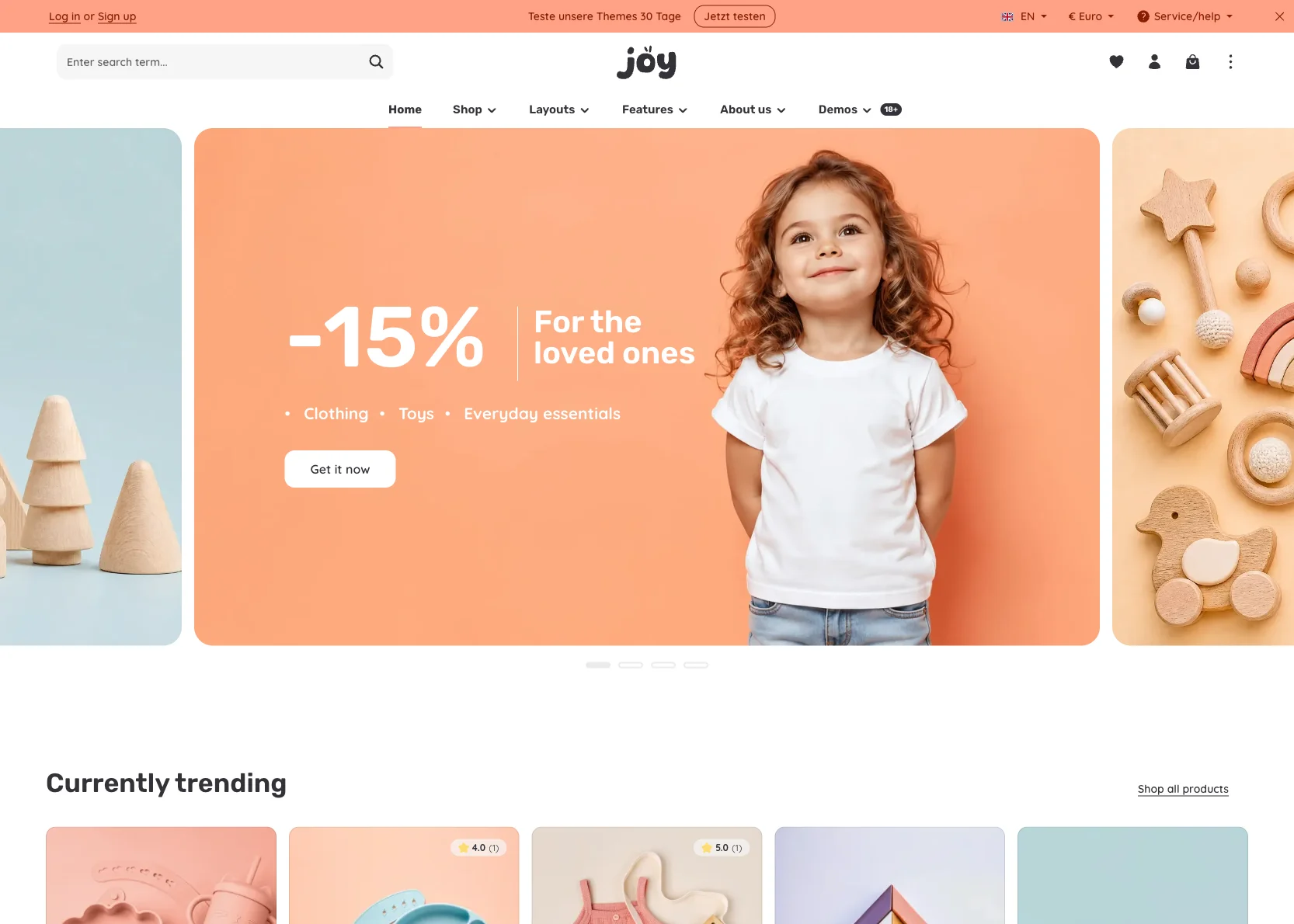 New Shopware 6 Theme Joy